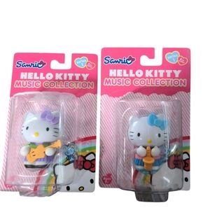 Hello Kitty Music Collection Series 1 Guitar Saxophone Kitty New  Collector  (2)
